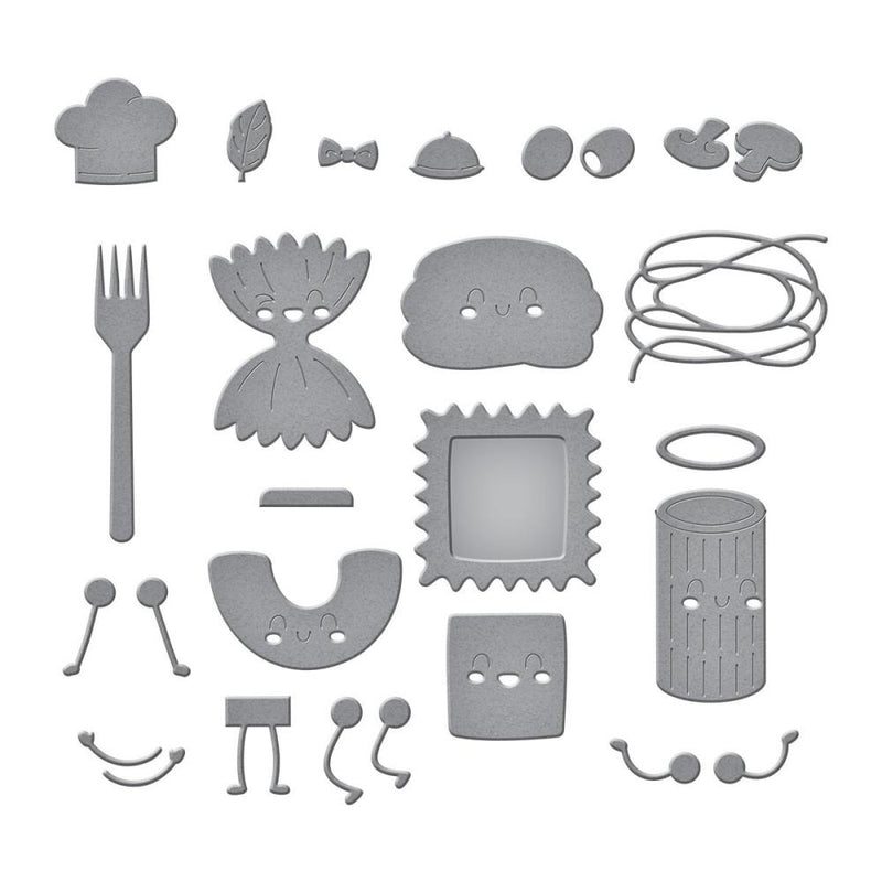 ***Pre-Order*** Spellbinders - Etched Dies - Buon Appetito - Pasta Friend