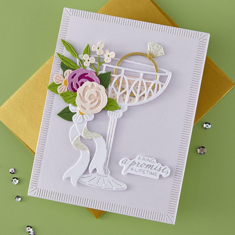 ***Pre-Order*** Spellbinders - Etched Dies - Happier Hour - A Special Toast
