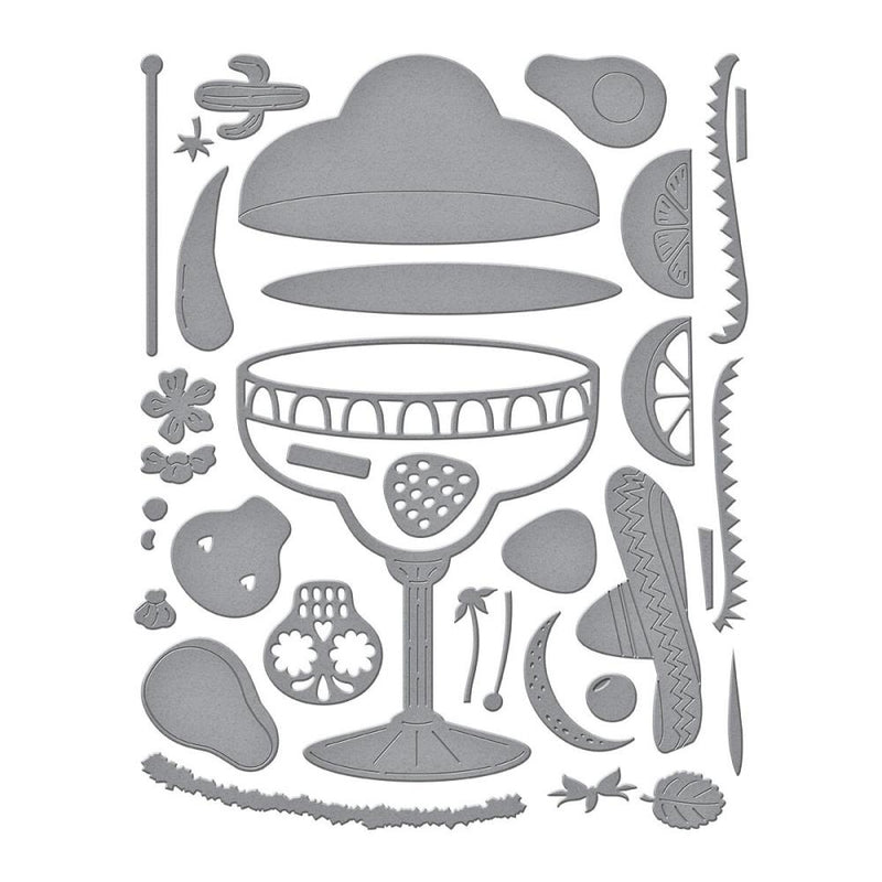 ***Pre-Order*** Spellbinders - Etched Dies - Happier Hour - Sip Sip Ole'