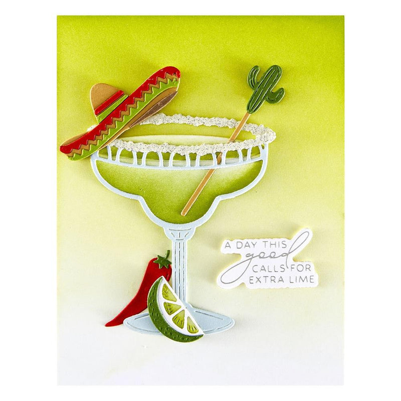 ***Pre-Order*** Spellbinders - Etched Dies - Happier Hour - Sip Sip Ole'