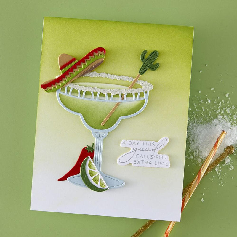 ***Pre-Order*** Spellbinders - Etched Dies - Happier Hour - Sip Sip Ole'