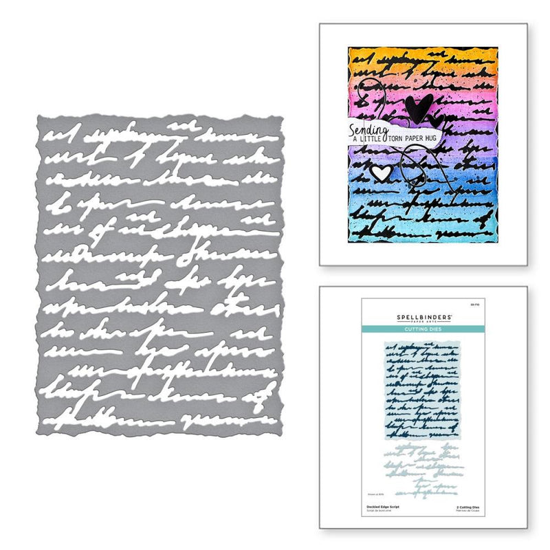 ***Pre-Order*** Spellbinders - Etched Dies - Beautifully Imperfect - Deckled Edge