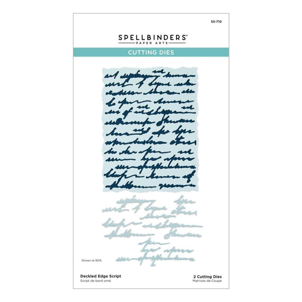 ***Pre-Order*** Spellbinders - Etched Dies - Beautifully Imperfect - Deckled Edge