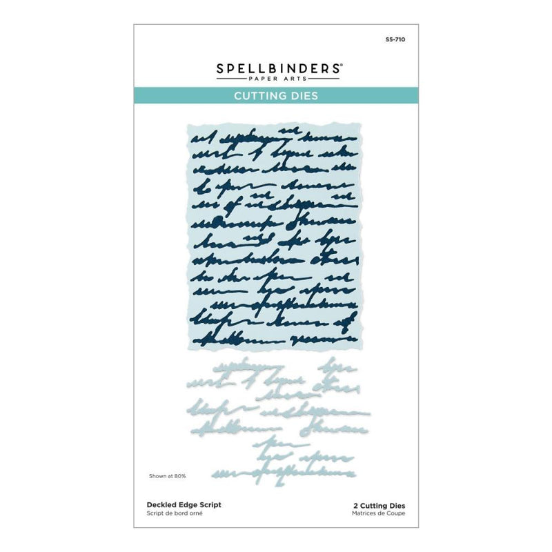 ***Pre-Order*** Spellbinders - Etched Dies - Beautifully Imperfect - Deckled Edge
