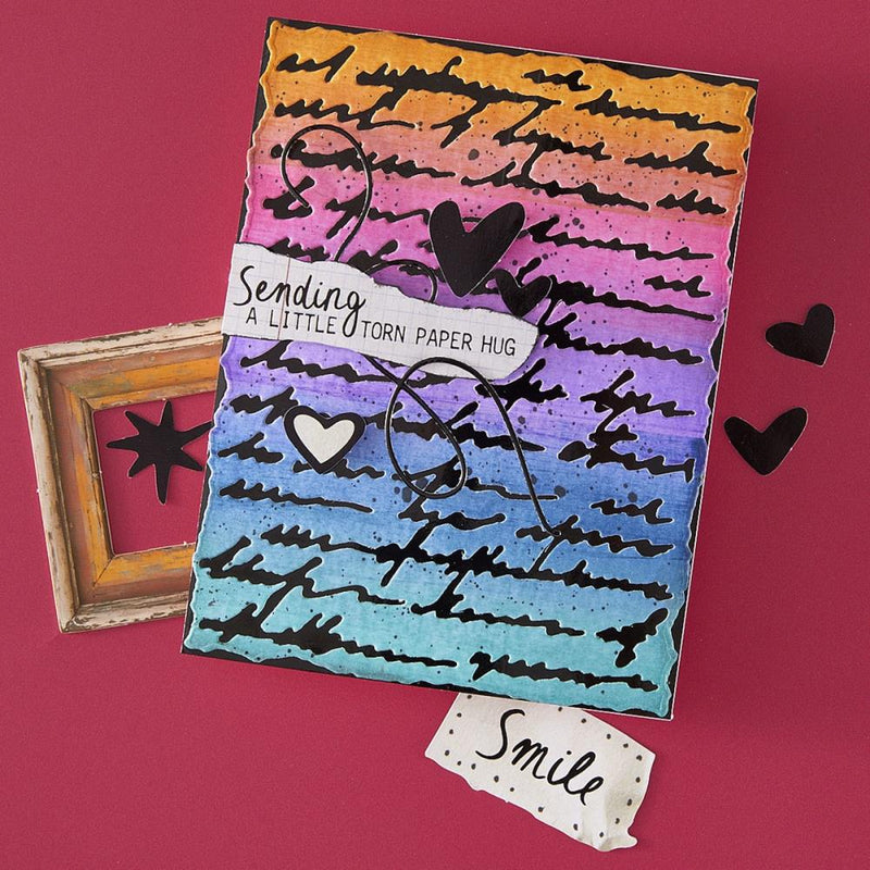 ***Pre-Order*** Spellbinders - Etched Dies - Beautifully Imperfect - Deckled Edge