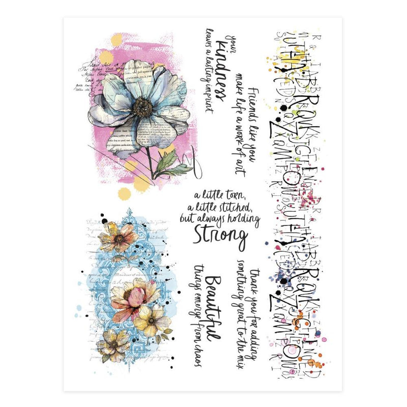 ***Pre-Order*** Spellbinders - Beautifully Imperfect - Rub-On Sheets