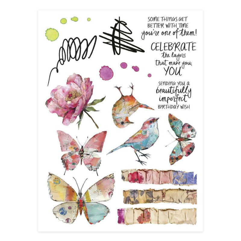 ***Pre-Order*** Spellbinders - Beautifully Imperfect - Rub-On Sheets