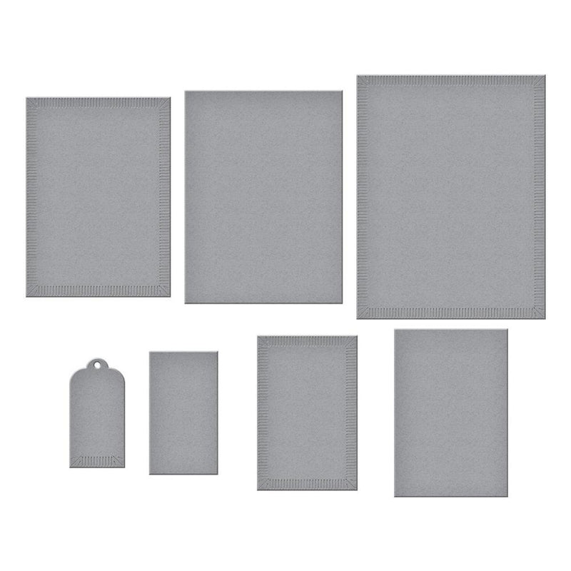 ***Pre-Order*** Spellbinders - Linear Touch Rectangles and Tag Etched Dies - Happier Hour