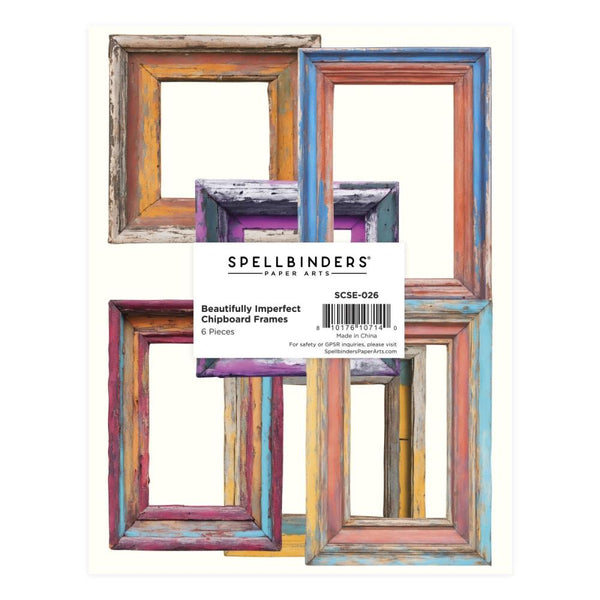 ***Pre-Order*** Spellbinders - Beautifully Imperfect - Chipboard Frames