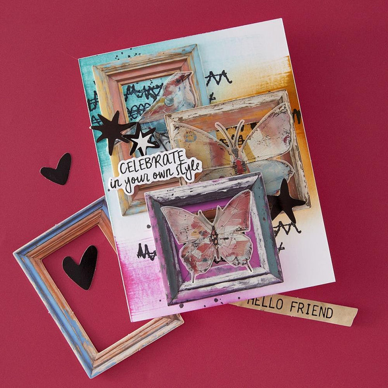 ***Pre-Order*** Spellbinders - Beautifully Imperfect - Chipboard Frames