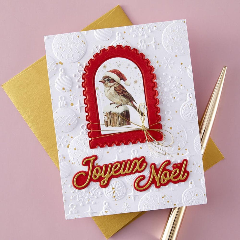 ***Pre-Order*** Spellbinders - Etched Dies - International Holiday Sentiments - French
