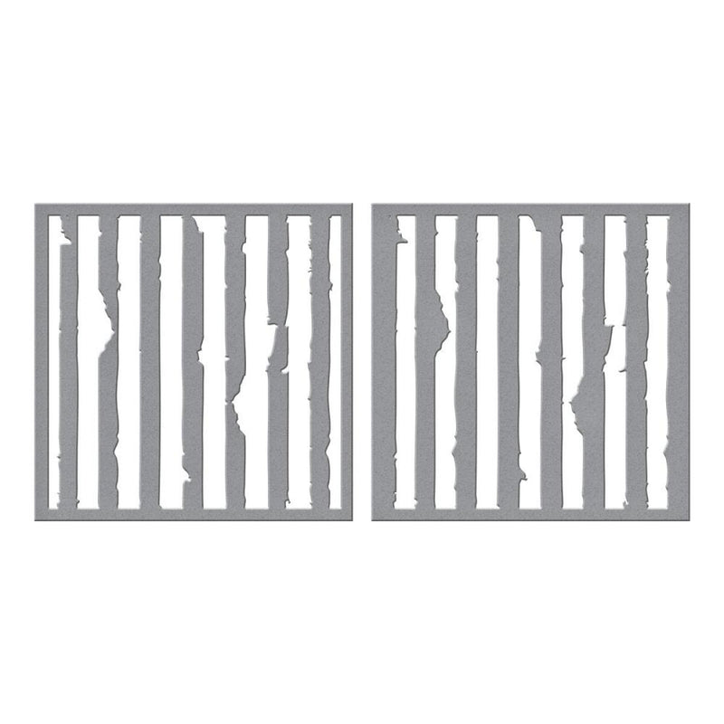 ***Pre-Order*** Spellbinders - Stencils - Beautifully Imperfect - Tattered Stripes