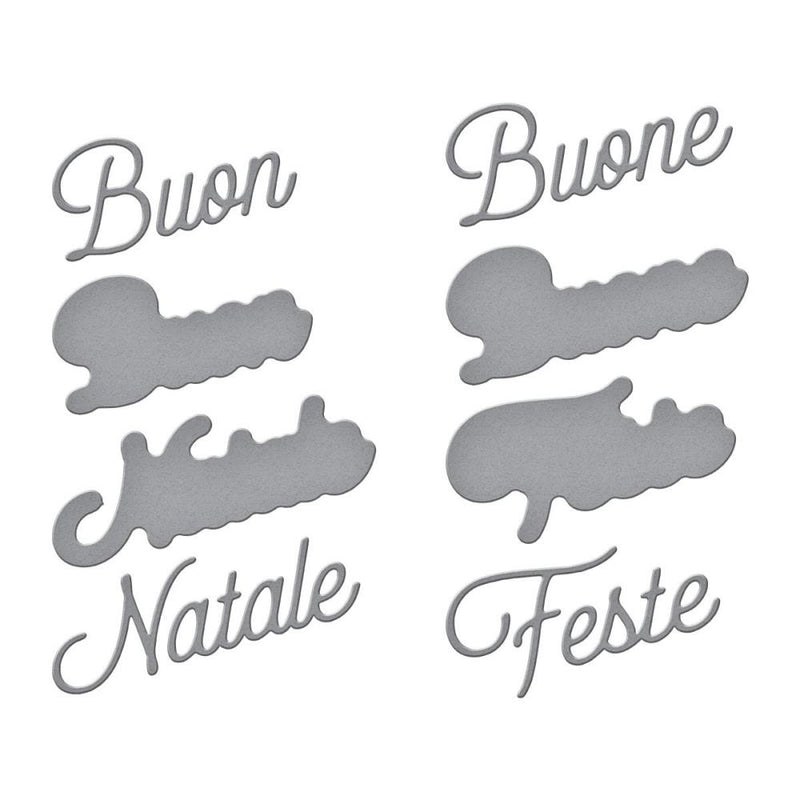 ***Pre-Order*** Spellbinders - Etched Dies - International Holiday Sentiments - Italy