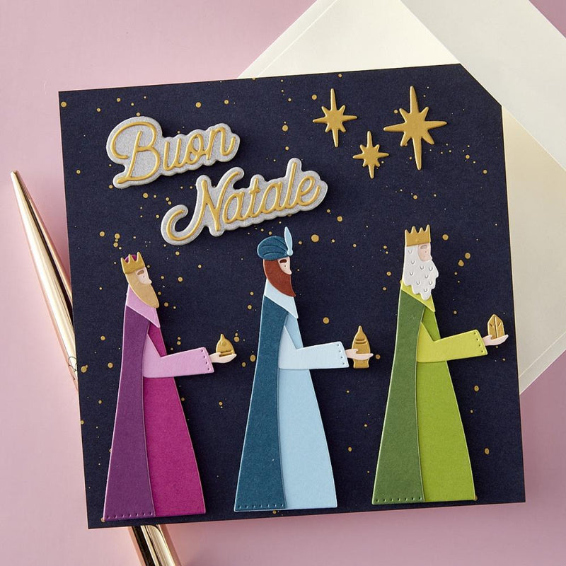 ***Pre-Order*** Spellbinders - Etched Dies - International Holiday Sentiments - Italy