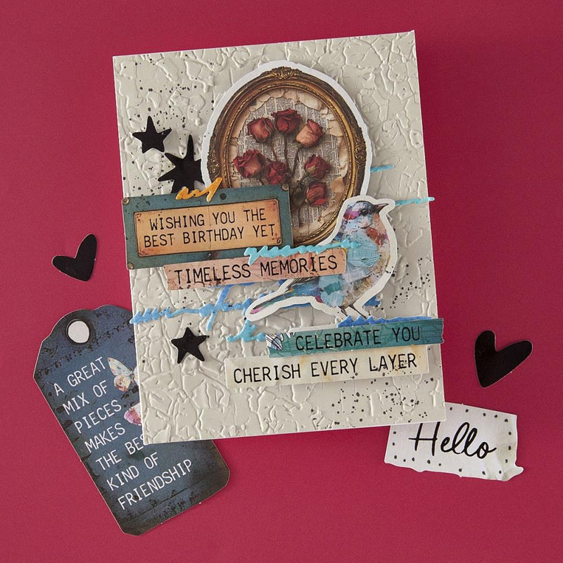***Pre-Order*** Spellbinders - Beautifully Imperfect - Die Cut Sentiments