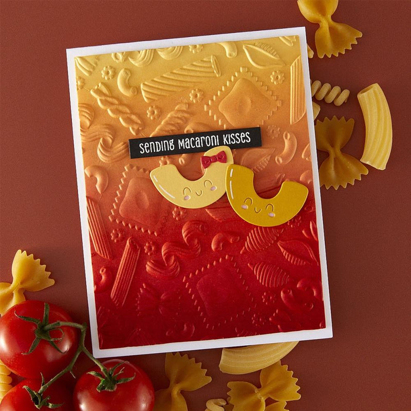 ***Pre-Order*** Spellbinders - 3D Embossing Folder - Buon Appetito - Al Dente