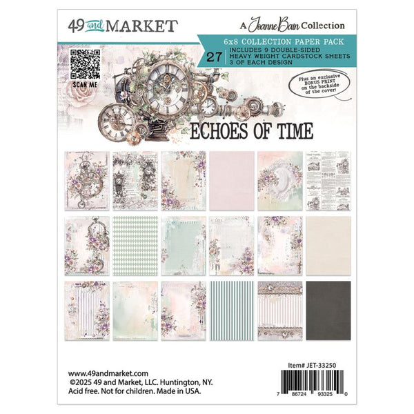 ***Pre-Order*** 49 And Market - Echoes Of Time - Paper Pack 6"X8"