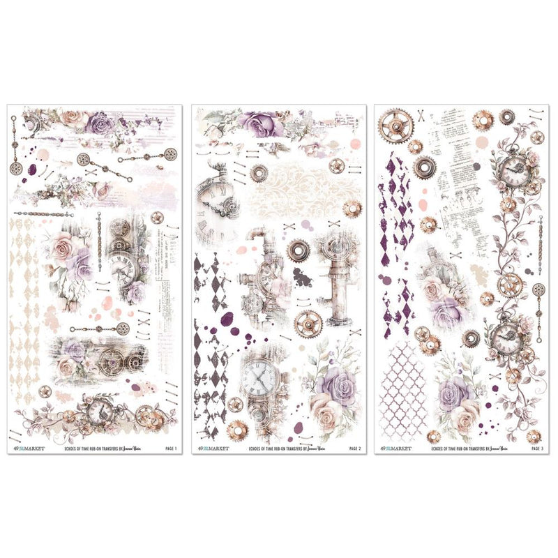 ***Pre-Order*** 49 And Market - Echoes Of Time - Rub-On Transfer Set