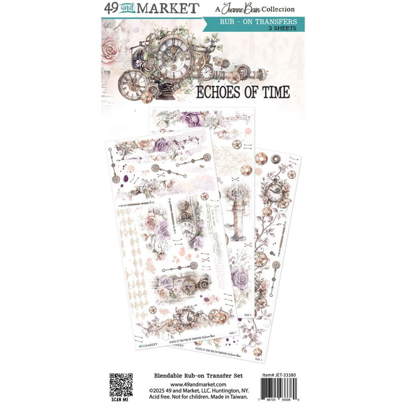***Pre-Order*** 49 And Market - Echoes Of Time - Rub-On Transfer Set