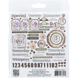 49 And Market - Echoes Of Time - Chipboard Set - Bit