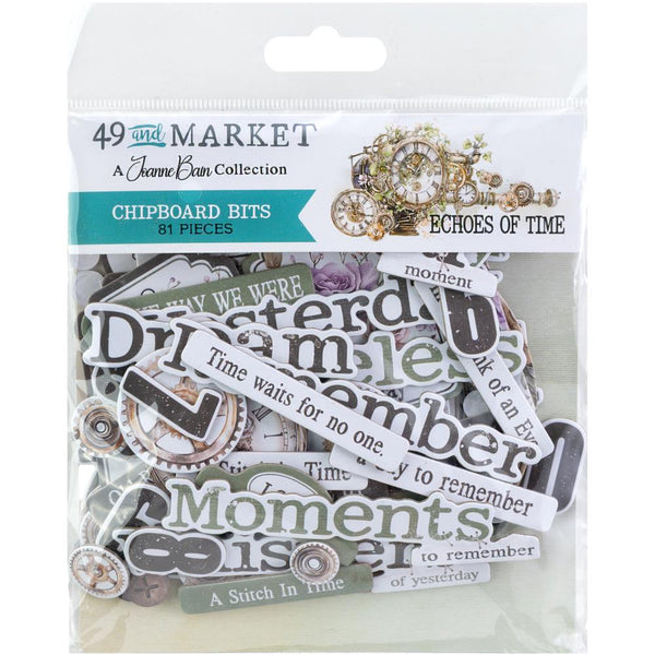 ***Pre-Order*** 49 And Market - Echoes Of Time - Chipboard Set - Bit