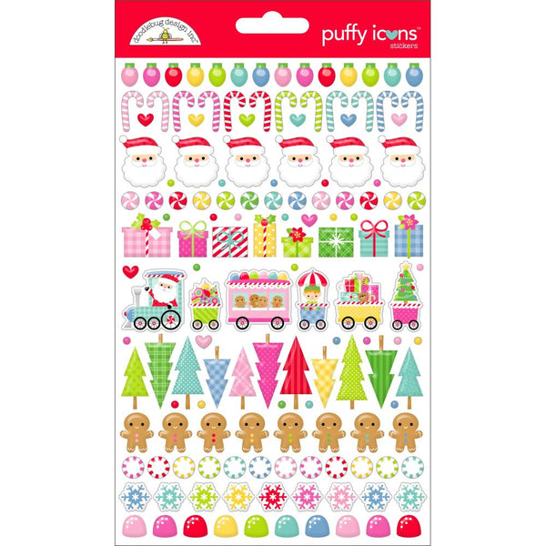 ***Pre-Order*** Doodlebug - Oh What Fun - Puffy Stickers - Icons