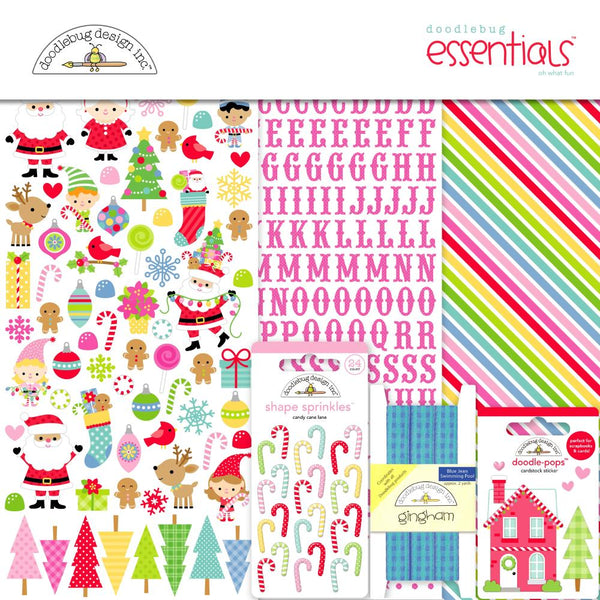 ***Pre-Order*** Doodlebug - Oh What Fun - Essentials Page Kit 12"X12"