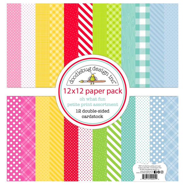 ***Pre-Order*** Doodlebug - Oh What Fun - Petite Prints Assortment Pack