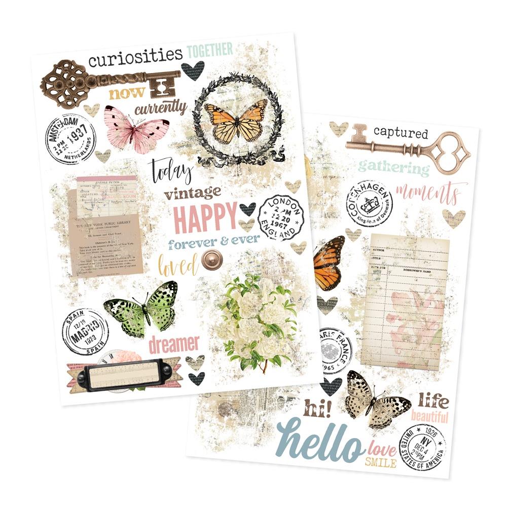 Simple Stories - Simple Vintage Junk Drawer - Rub Ons