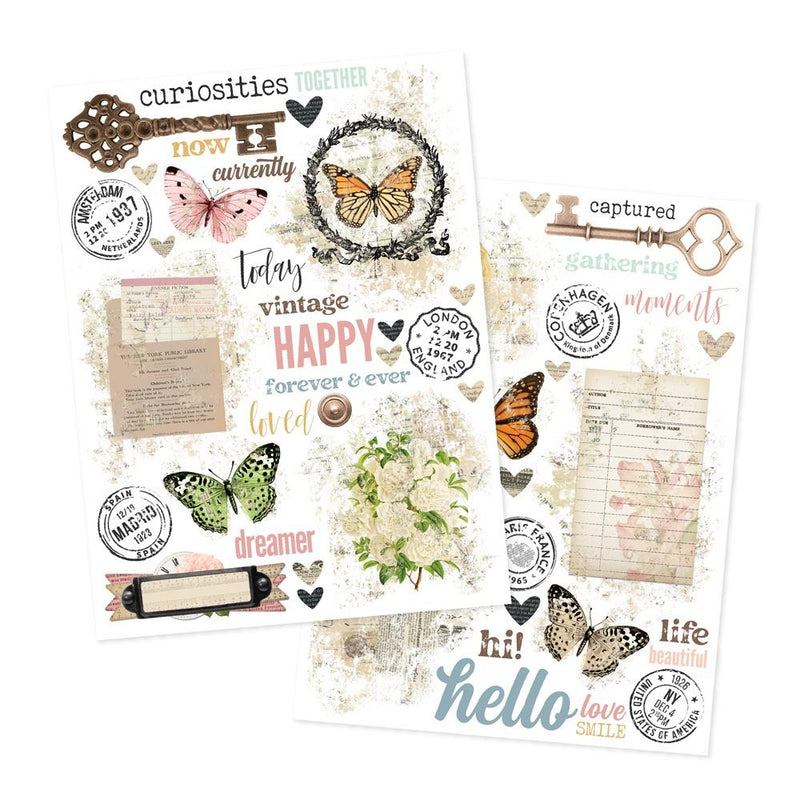 ***Pre-Order*** Simple Stories - Simple Vintage Junk Drawer - Rub Ons