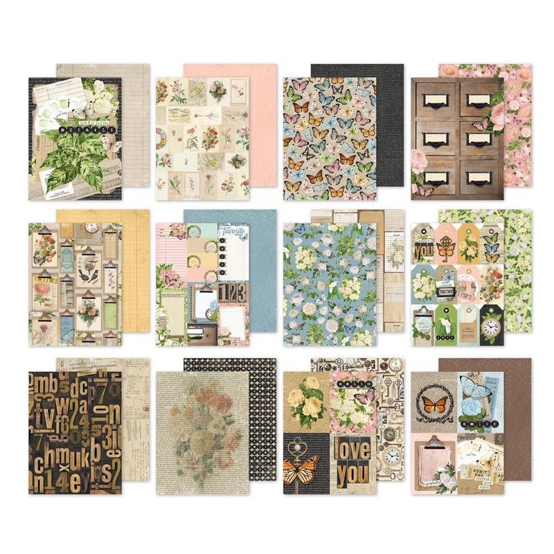 ***Pre-Order*** Simple Stories - Simple Vintage Junk Drawer - 6x8 Paper Pad