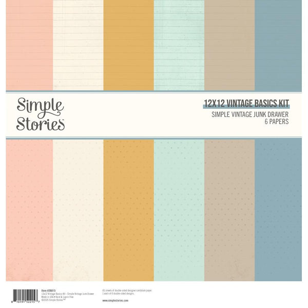 ***Pre-Order*** Simple Stories - Simple Vintage Junk Drawer - Vintage Basics
