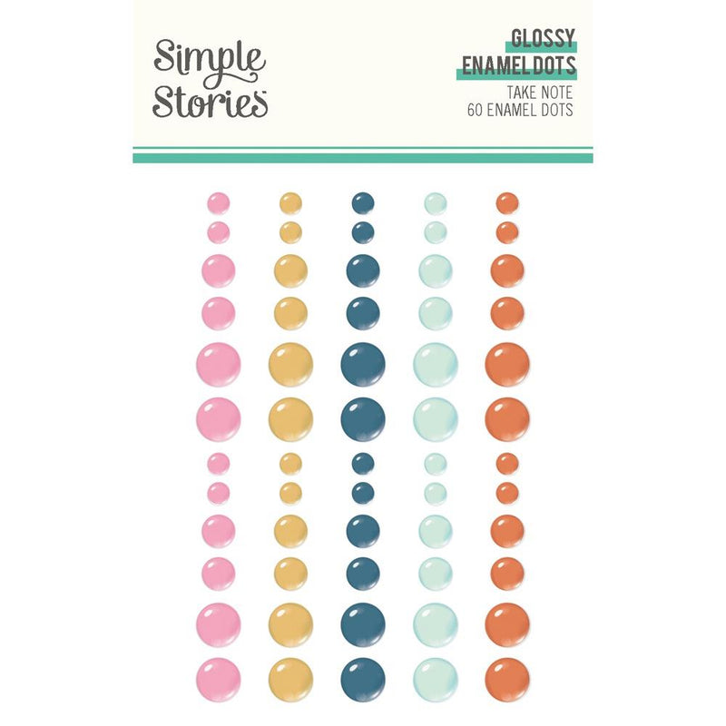 ***Pre-Order*** Simple Stories - Take Note - Glossy Enamel Dots