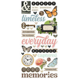 Simple Stories - Simple Vintage Junk Drawer - Foam Stickers
