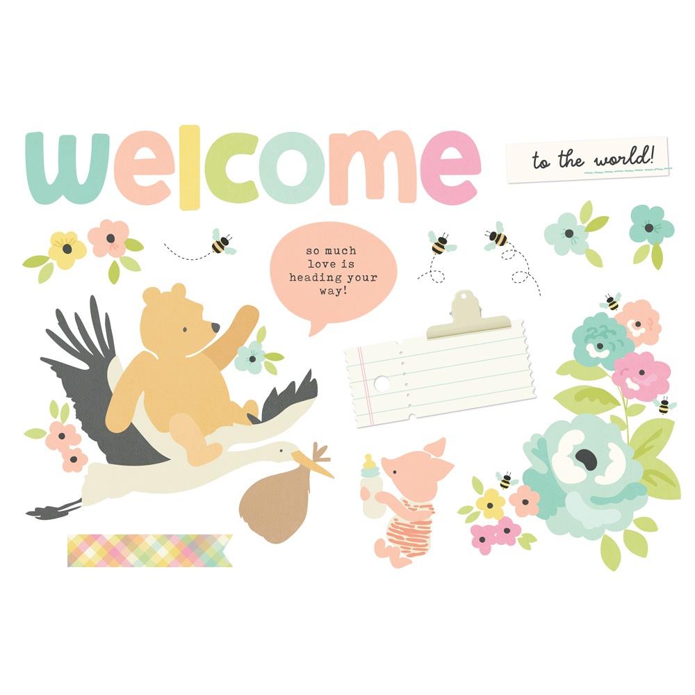 Simple Stories - Classic Pooh Baby - Simple Page Pieces