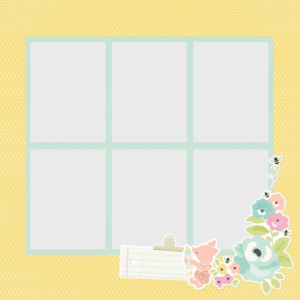 Simple Stories - Classic Pooh Baby - Simple Page Pieces