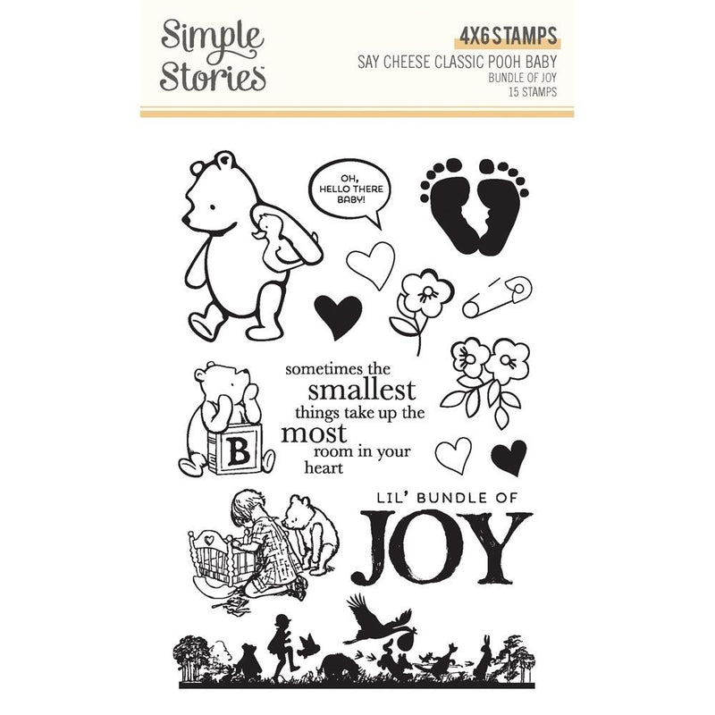 ***Pre-Order*** Simple Stories - Classic Pooh Baby - Stamps - Bundle Of Joy