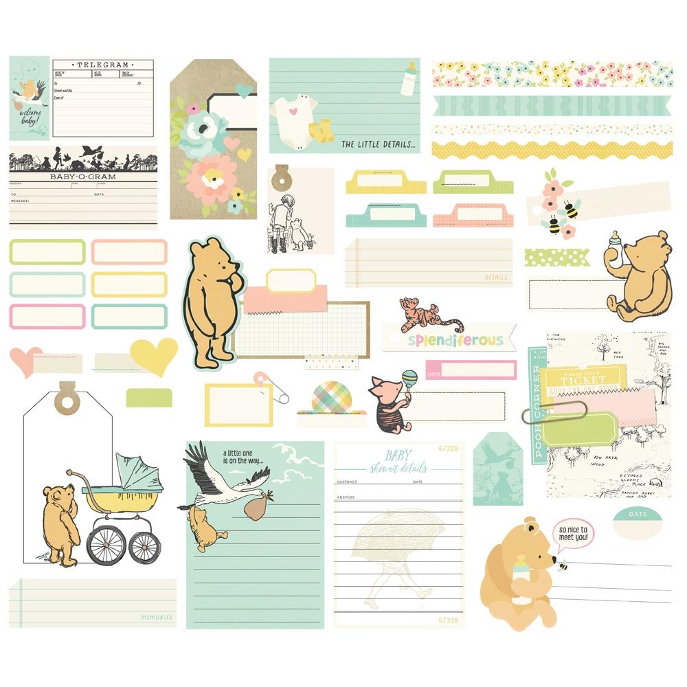 Simple Stories - Classic Pooh Baby - Journal Bits & Pieces