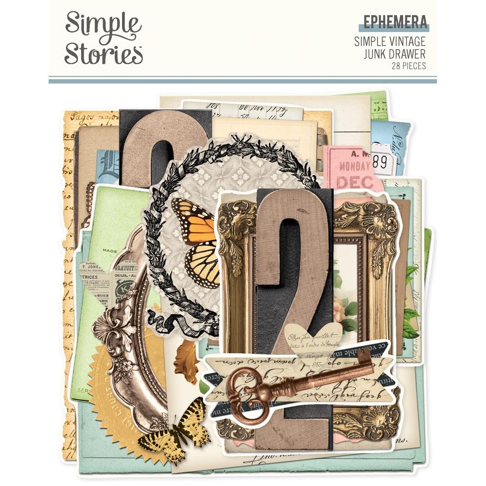 Simple Stories - Simple Vintage Junk Drawer - Ephemera
