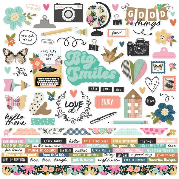 ***Pre-Order*** Simple Stories - Take Note - Cardstock Stickers