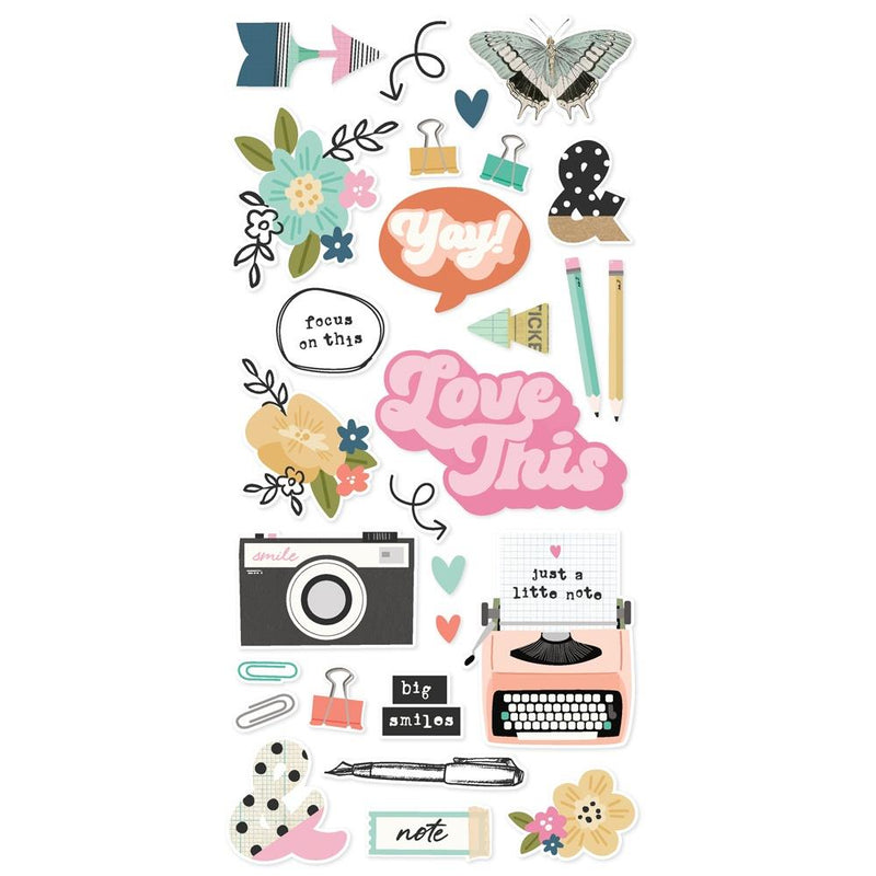 ***Pre-Order*** Simple Stories - Take Note - Foam Stickers