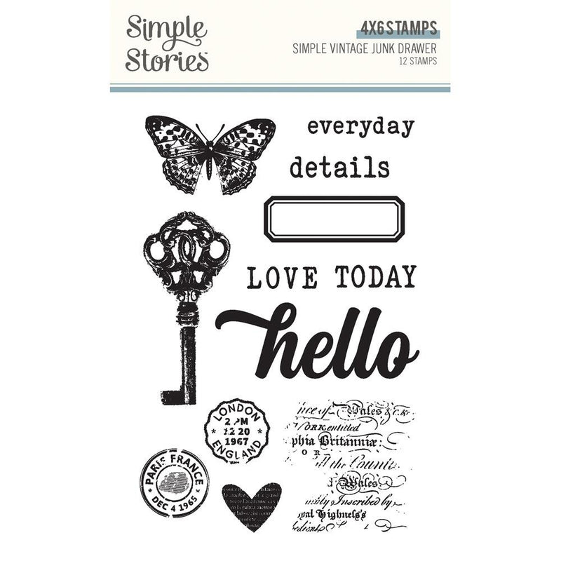 ***Pre-Order*** Simple Stories - Simple Vintage Junk Drawer - Stamps