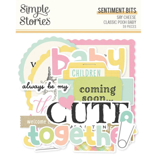 ***Pre-Order*** Simple Stories - Classic Pooh Baby - Sentimnet Bits & Pieces