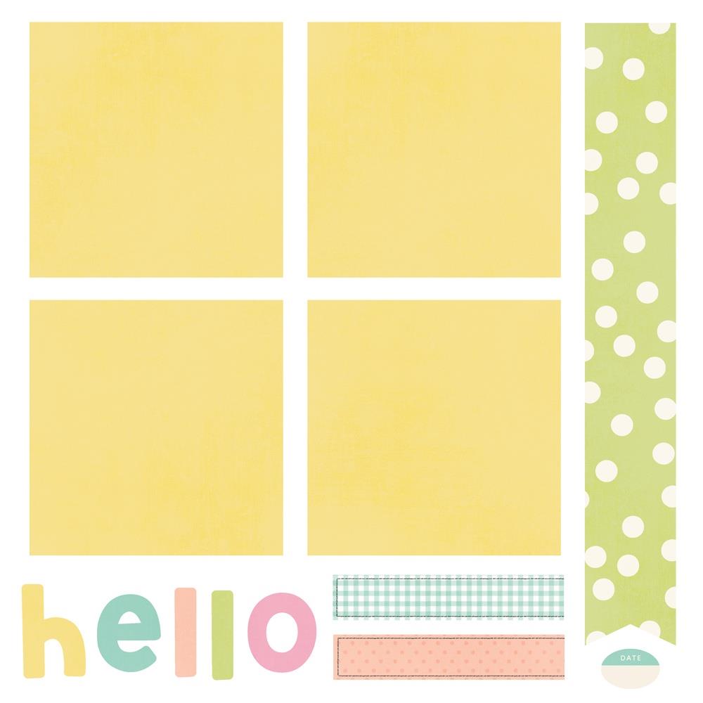 Simple Stories - Classic Pooh Baby - Simple Pages Page Kit