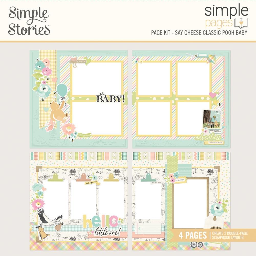 Simple Stories - Classic Pooh Baby - Simple Pages Page Kit