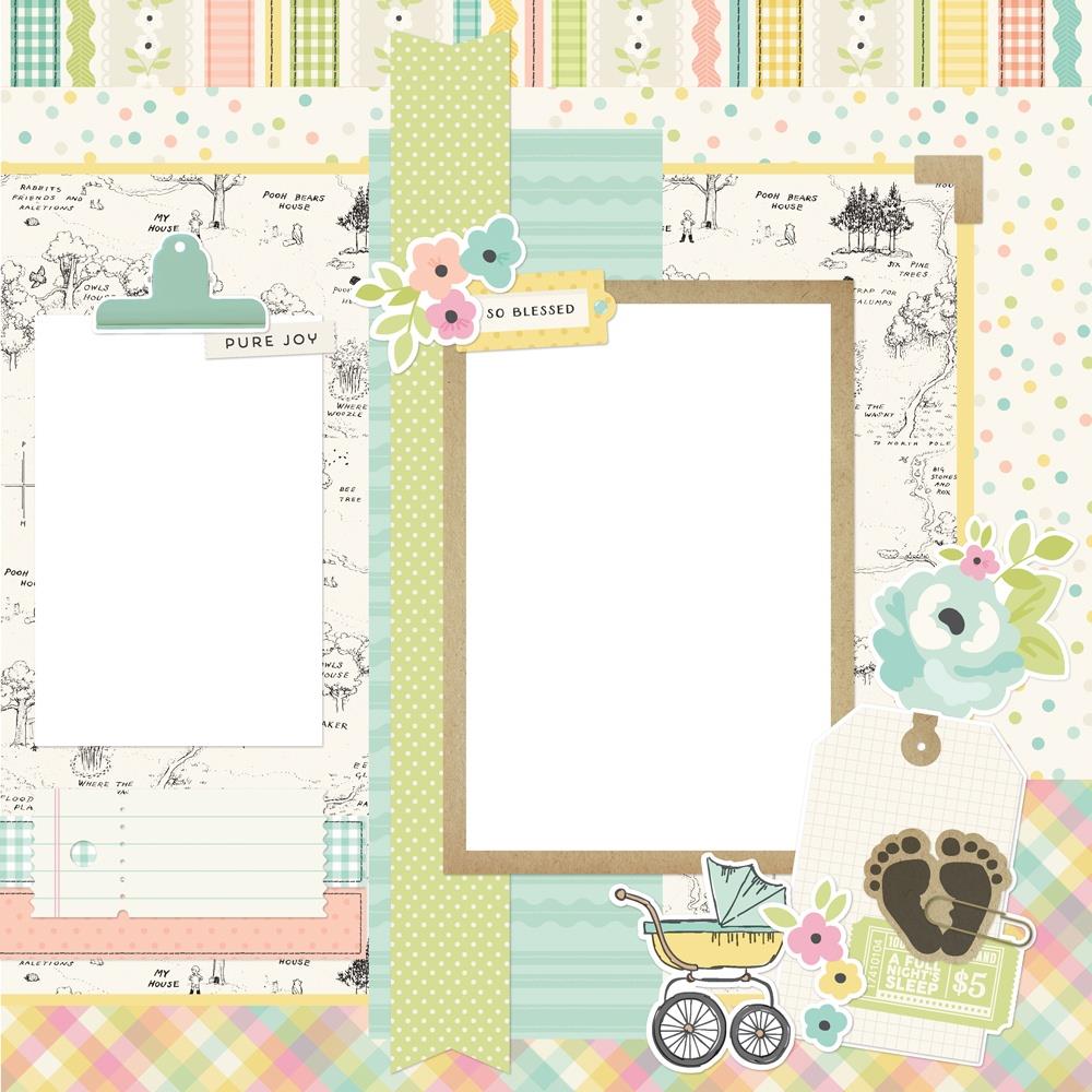 Simple Stories - Classic Pooh Baby - Simple Pages Page Kit