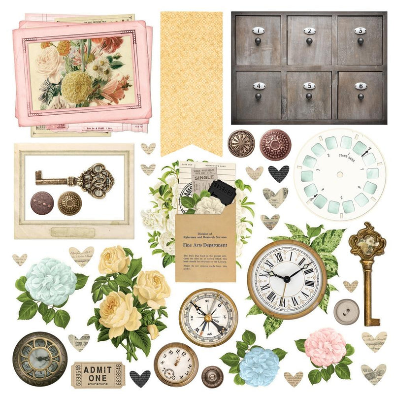 ***Pre-Order*** Simple Stories - Simple Vintage Junk Drawer - Simple Cards Card Kit