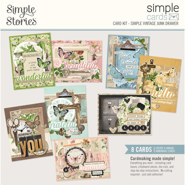***Pre-Order*** Simple Stories - Simple Vintage Junk Drawer - Simple Cards Card Kit
