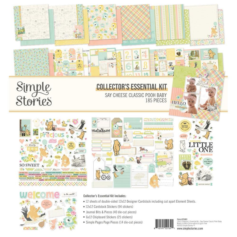 ***Pre-Order*** Simple Stories - Classic Pooh Baby - Collector's Essential Kit