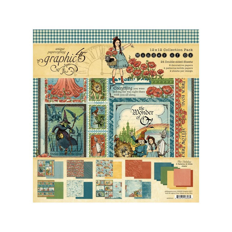***Pre-Order*** Graphic 45 - Wonder Of Oz - Collection Pack 12"X12"